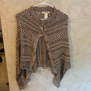 Neutral colored cardigan